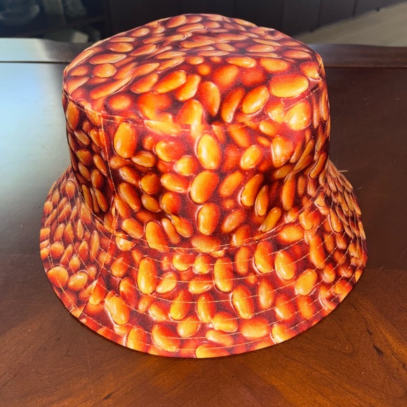 Bean Pattern Bucket Hat - Picture 3 of 4